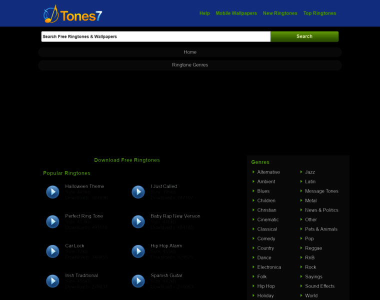 Tones7.com thumbnail