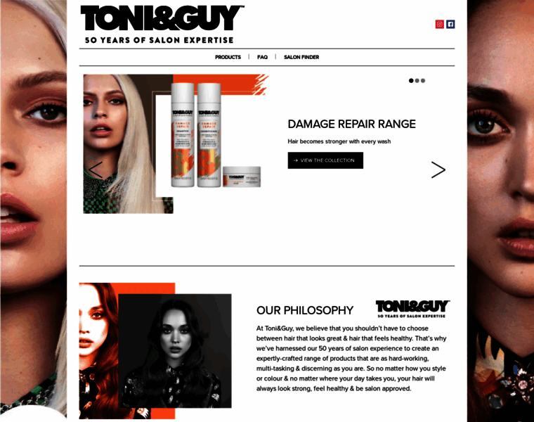 Toniandguy-products.com thumbnail
