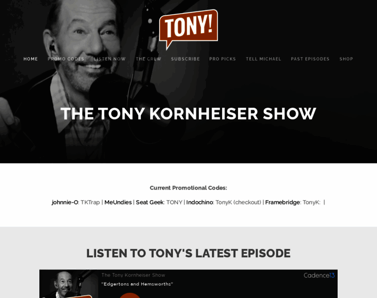 Tonykornheisershow.com thumbnail