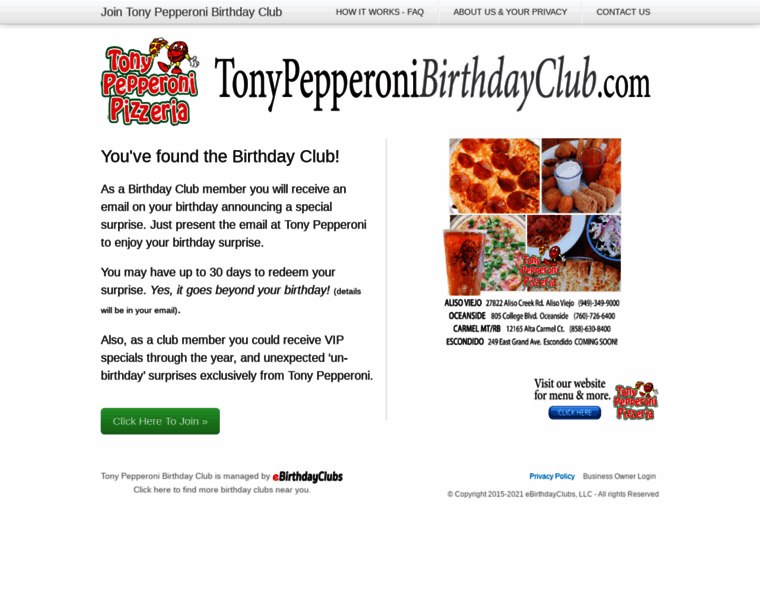 Tonypepperonibirthdayclub.com thumbnail
