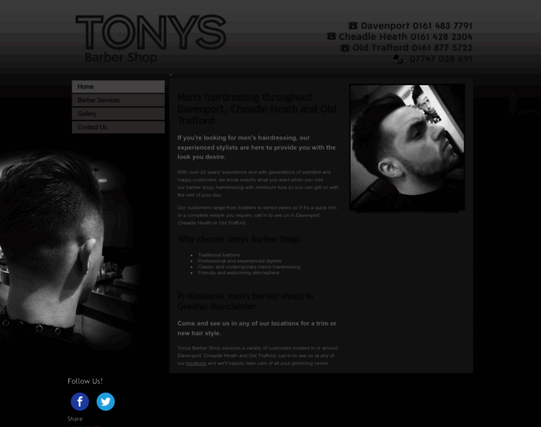 Tonys-barbershop.co.uk thumbnail