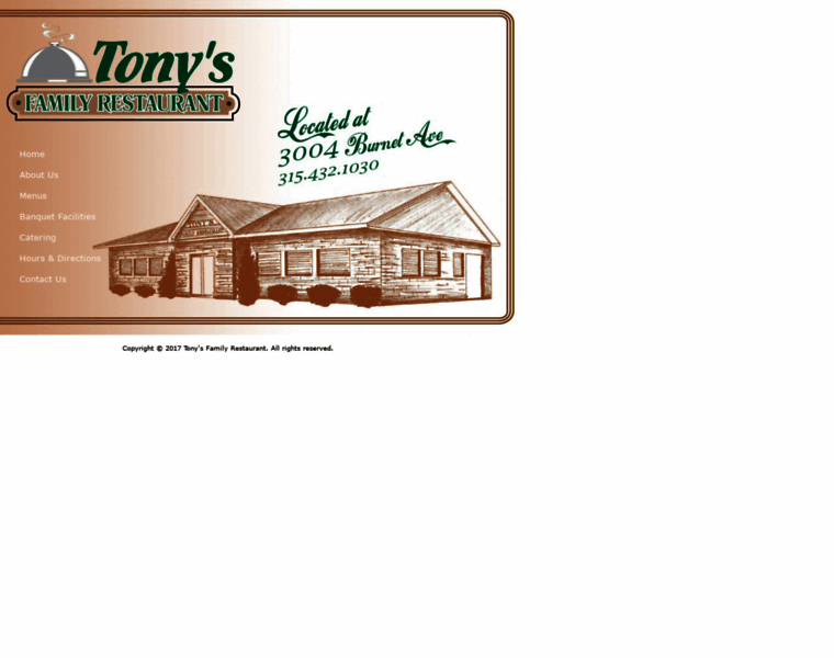 Tonysfamilyrestaurant.net thumbnail
