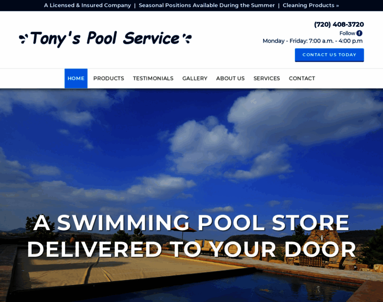 Tonyspoolservice.com thumbnail