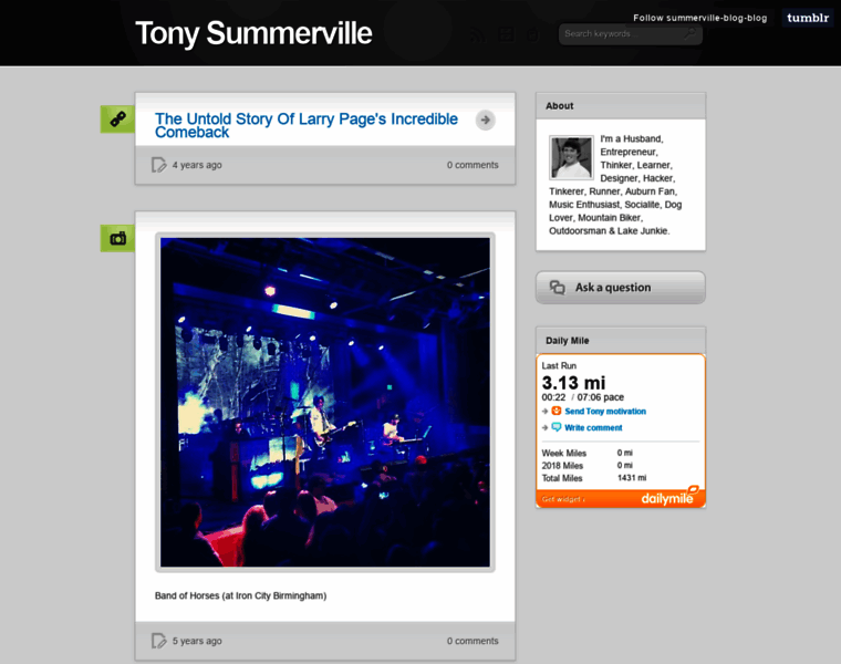 Tonysummerville.com thumbnail