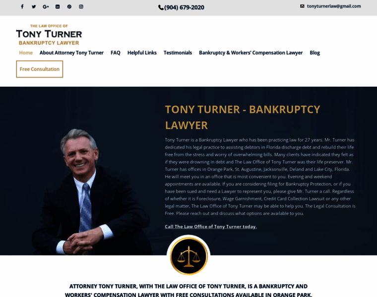 Tonyturnerlaw.com thumbnail