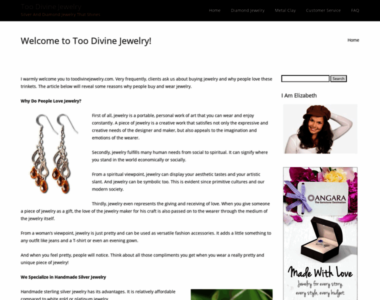 Toodivinejewelry.com thumbnail
