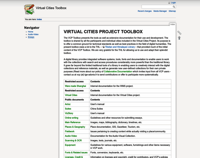 Toolbox.virtualcities.fr thumbnail