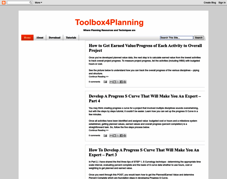Toolboxforplanning.com thumbnail