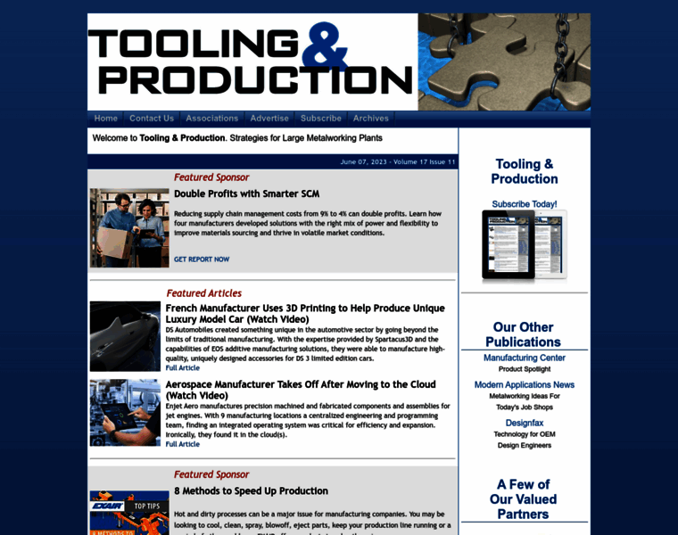 Toolingandproduction.com thumbnail
