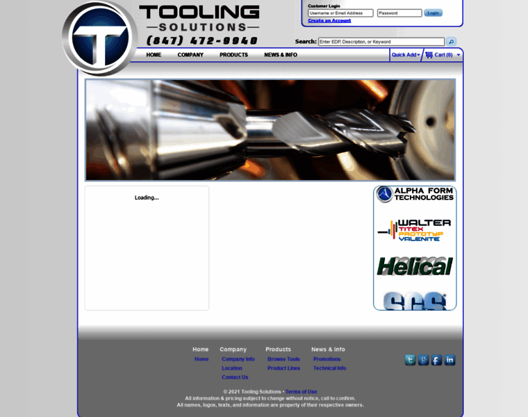 Toolingsolutions.com thumbnail