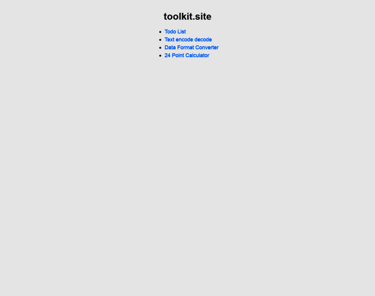 Toolkit.site thumbnail Toolkit.site thumbnail
