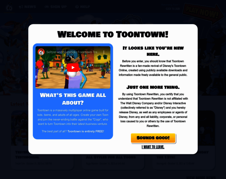 Toontownrelived.com thumbnail