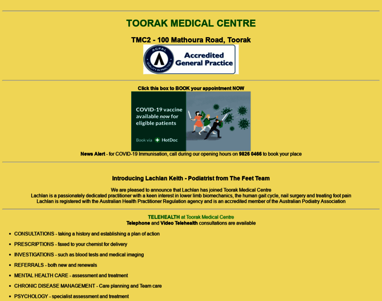 Toorakmedicalcentre.com.au thumbnail