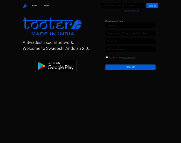 Tooter.in thumbnail