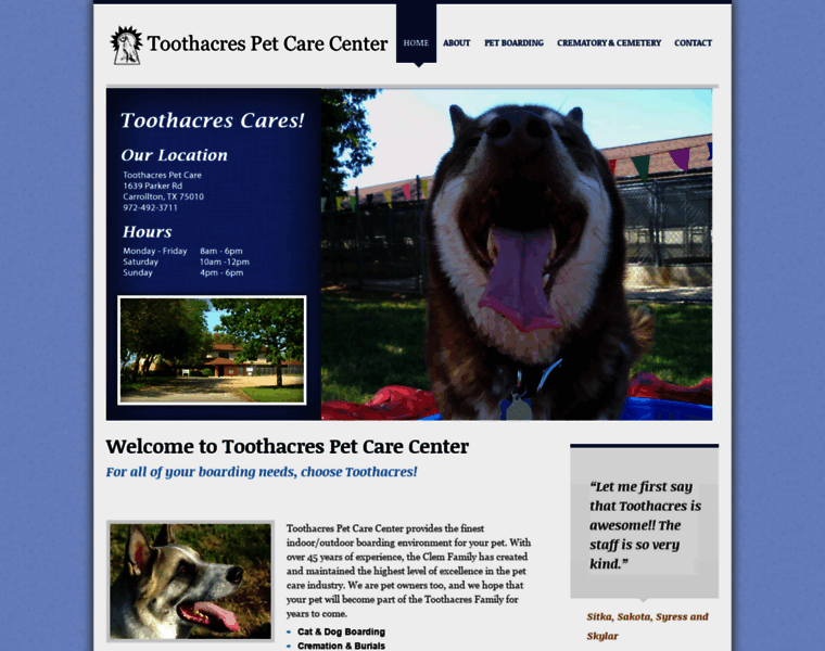 Toothacres.com thumbnail