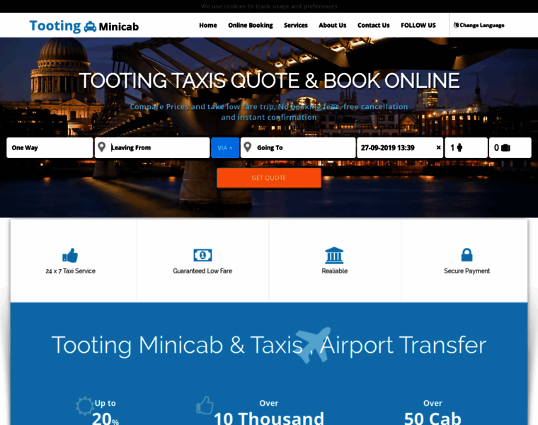 Tooting-minicab.co.uk thumbnail