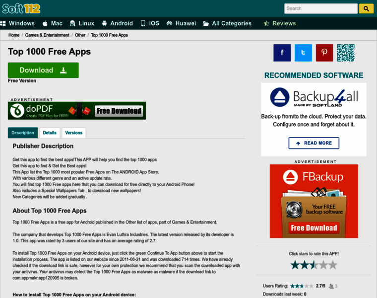 Top-1000-free-apps.soft112.com thumbnail