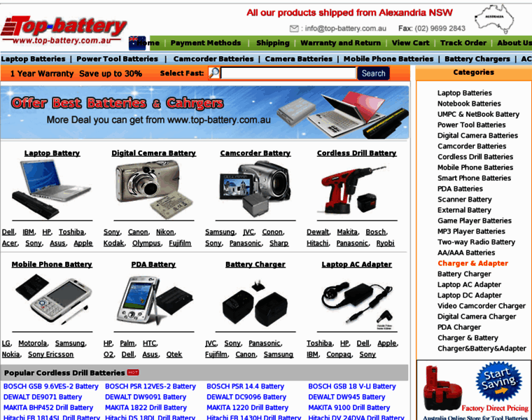 Top-battery.com.au thumbnail