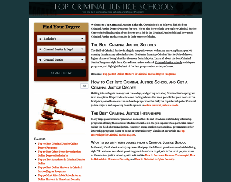 Top-criminal-justice-schools.net thumbnail