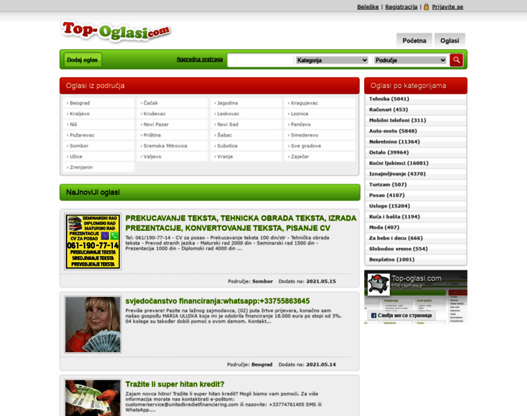 Top-oglasi.com thumbnail