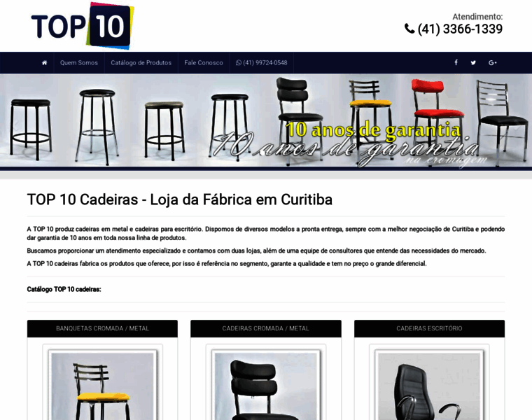 Top10cadeiras.com.br thumbnail