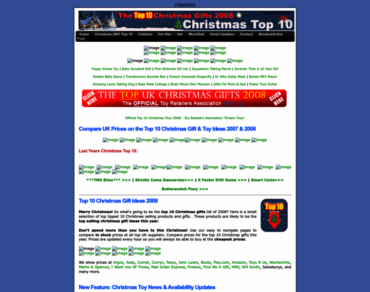 Top10christmas.co.uk thumbnail