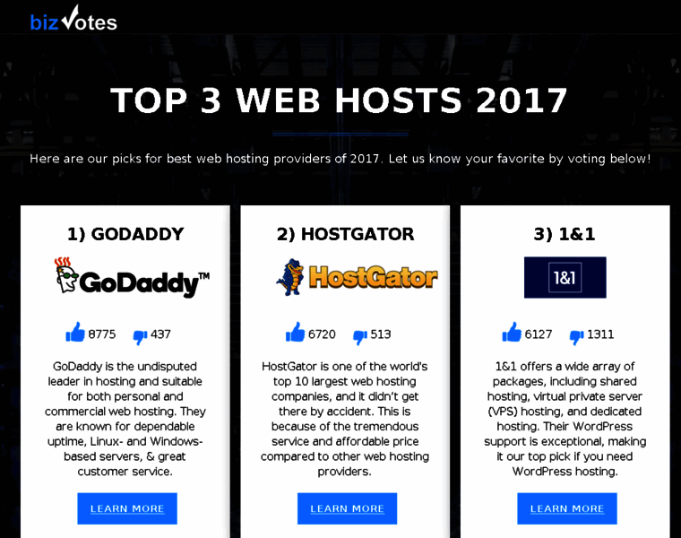 Top10hosts.net thumbnail