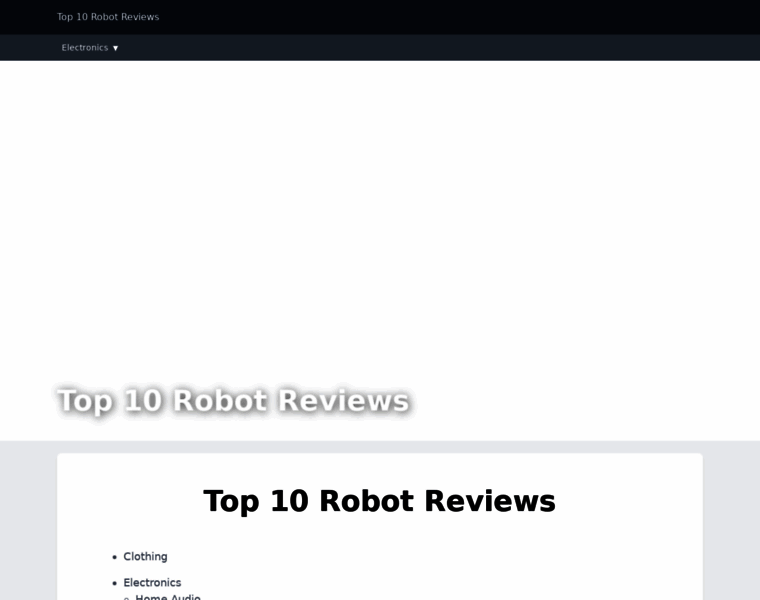 Top10robotreviews.com thumbnail