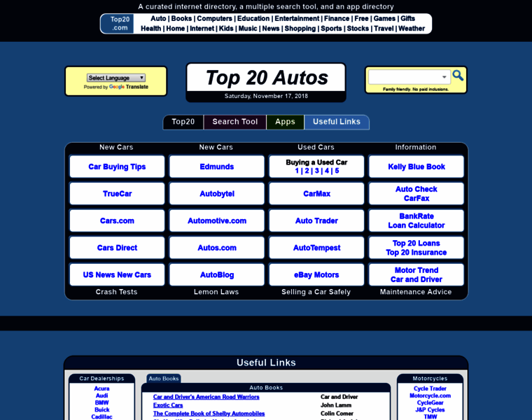 Top20autos.com thumbnail
