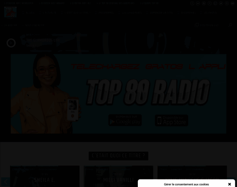 Top80radio.com thumbnail