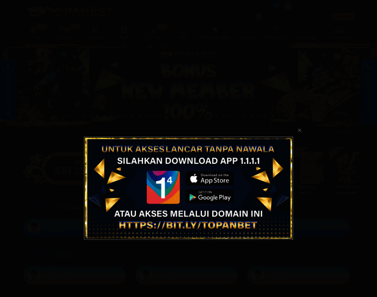 Topanbet-lancar.com thumbnail