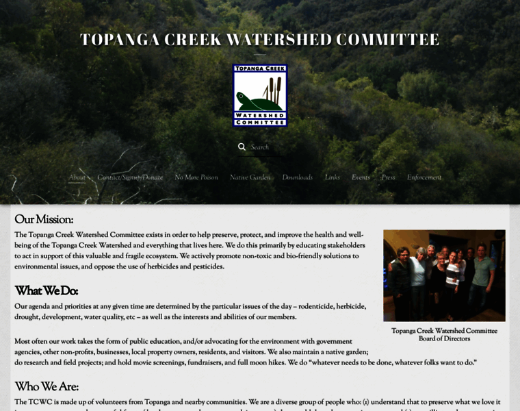 Topangacreekwatershedcommittee.org thumbnail