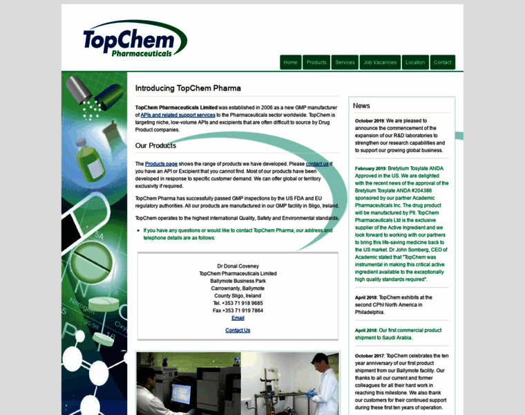 Topchempharma.com thumbnail