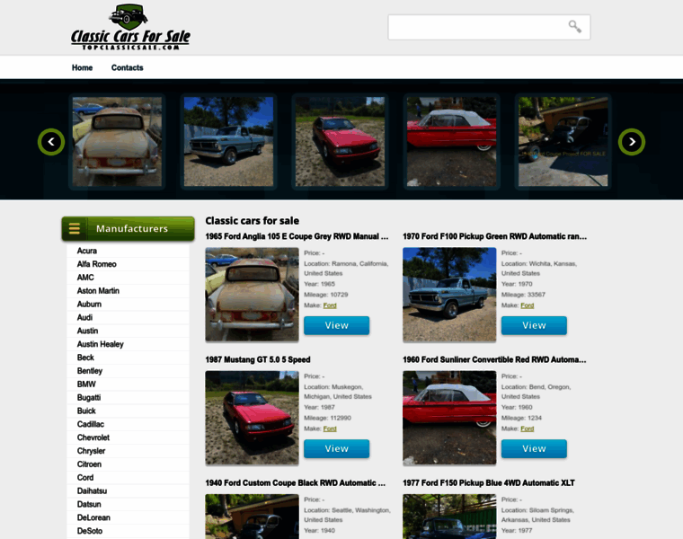 Topclassicsforsale.com thumbnail Topclassicsforsale.com thumbnail