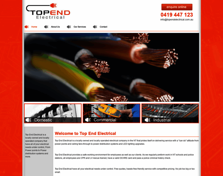 Topendelectrical.com.au thumbnail