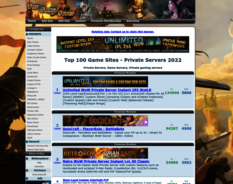 Topgamesites.net thumbnail