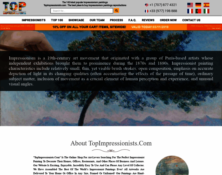 Topimpressionists.com thumbnail