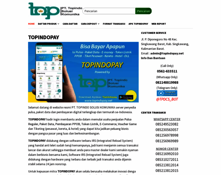Topindopay.net thumbnail