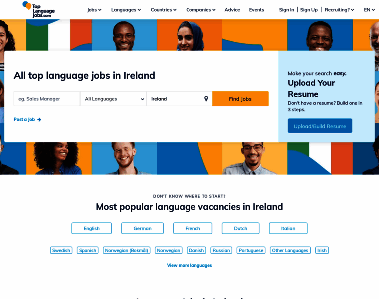 Toplanguagejobs.ie thumbnail