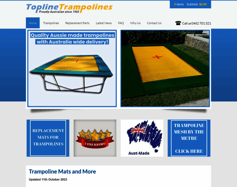 Topline-trampolines.com.au thumbnail