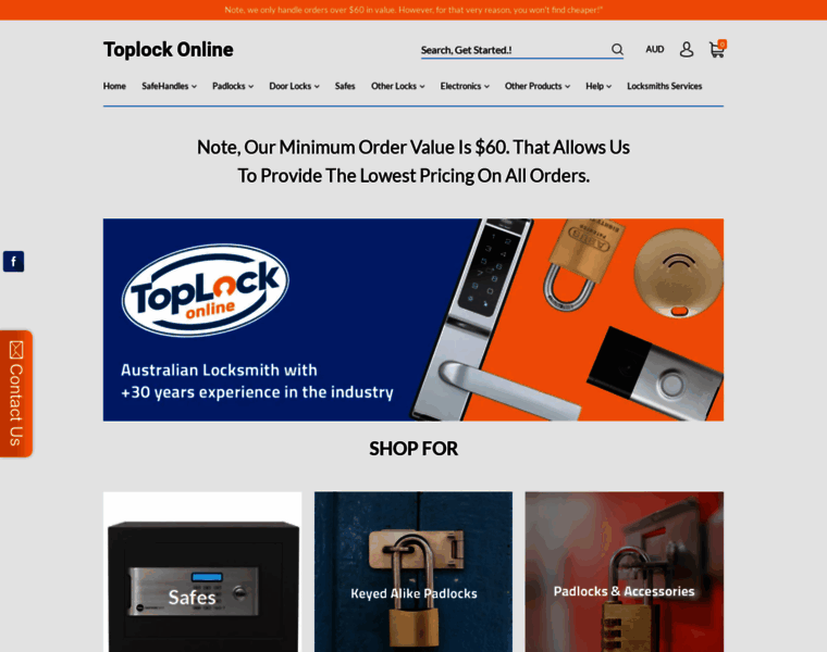 Toplockonline.com.au thumbnail
