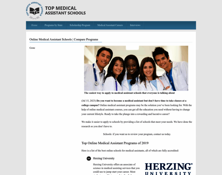 Topmedicalassistantschools.com thumbnail