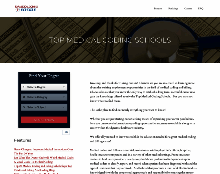 Topmedicalcodingschools.com thumbnail