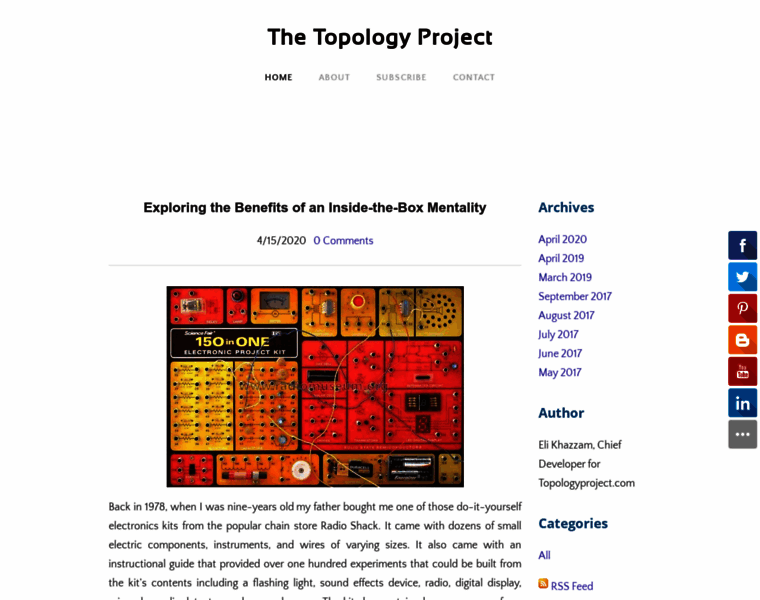 Topologyproject.com thumbnail