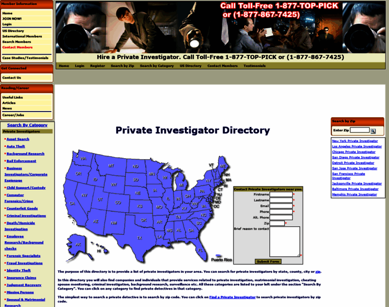 Topprivateinvestigators.com thumbnail