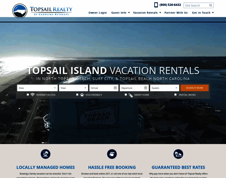 Topsail-realty.com thumbnail