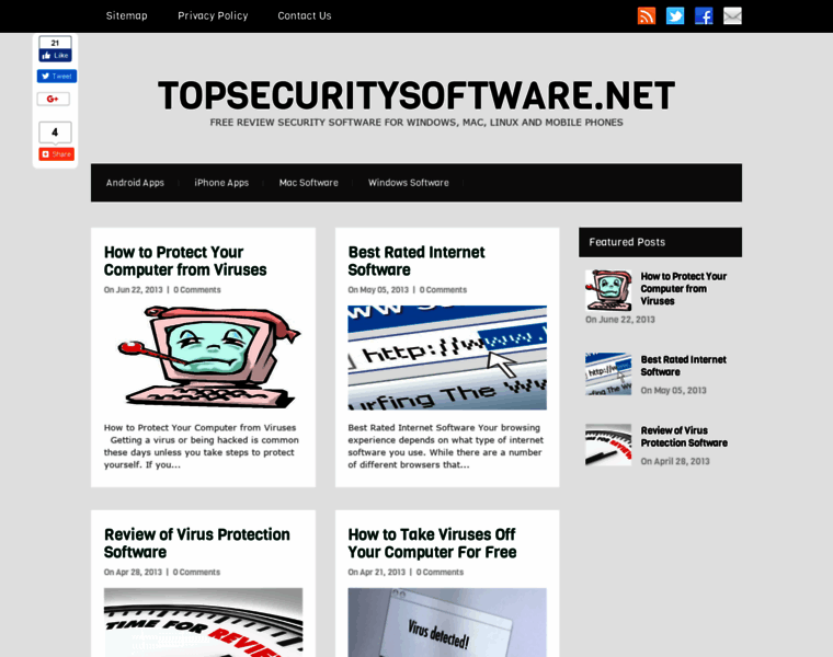 Topsecuritysoftware.net thumbnail