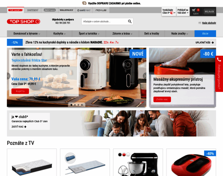 topshop.sk at WI. TV shop, Teleshopping, TV produkty - TopShop.sk | Topshop
