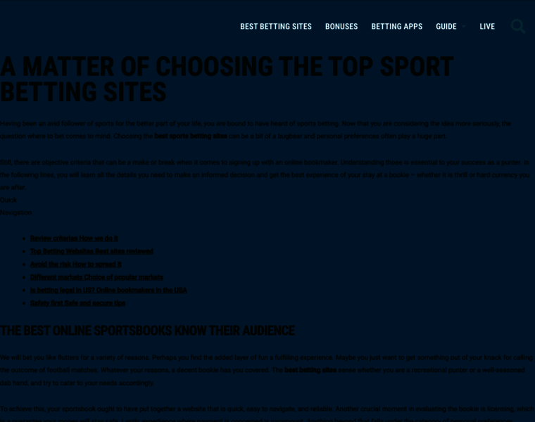 Topsportbettingsites.com thumbnail