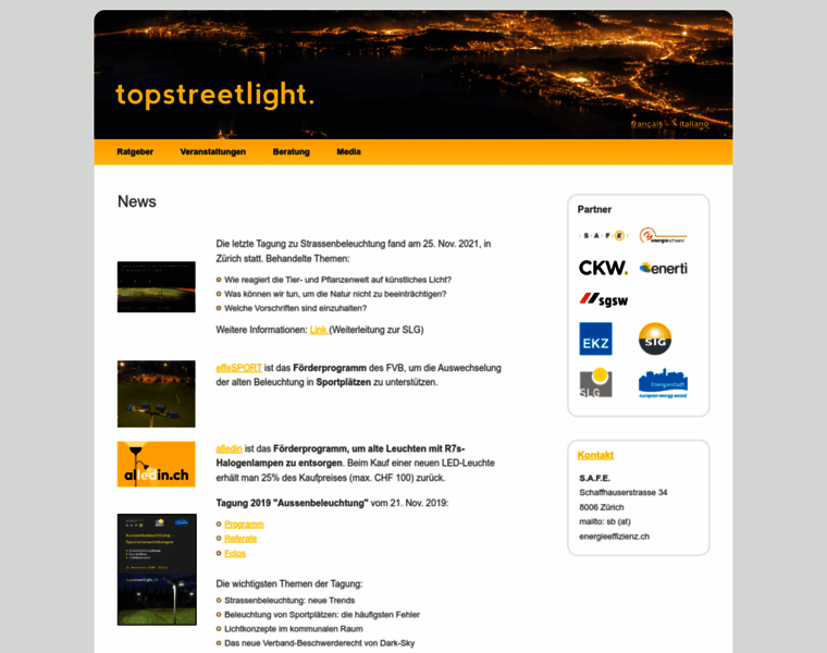Topstreetlight.ch thumbnail